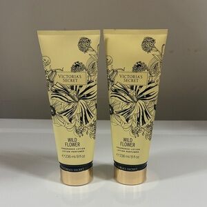 Victoria's Secret Wild Flower Fragrance Lotion - Cream Duo